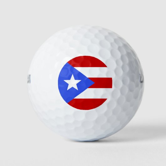 vlag van Puerto Rico Golfballen (Voorkant)