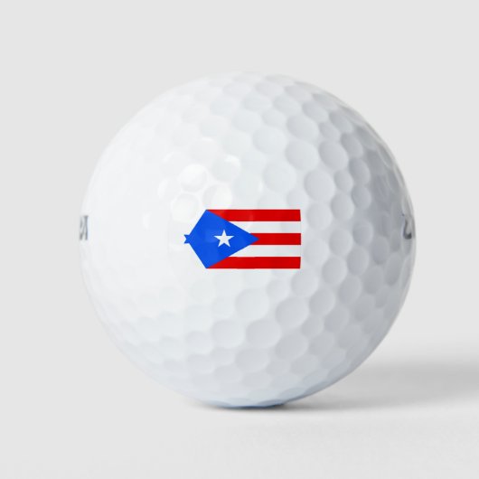 Vlag van Puerto Rico Golfballen (Voorkant)