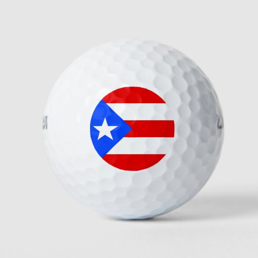 Vlag van Puerto Rico Golfballen (Voorkant)