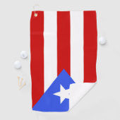 vlag van Puerto Rico Golfhanddoek (Insitu)