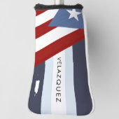 Vlag van Puerto Rico Golfheadcover (Draai 90)