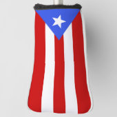 vlag van Puerto Rico Golfheadcover (Draai 90)