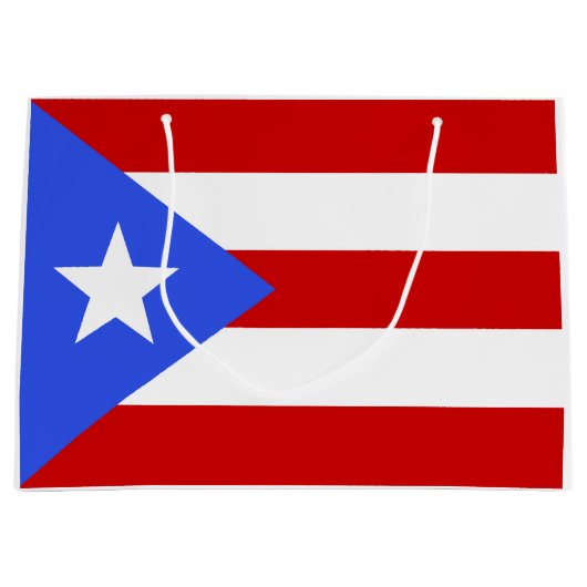 vlag van Puerto Rico Groot Cadeauzakje (Voorkant)
