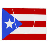 vlag van Puerto Rico Groot Cadeauzakje (Achterkant)
