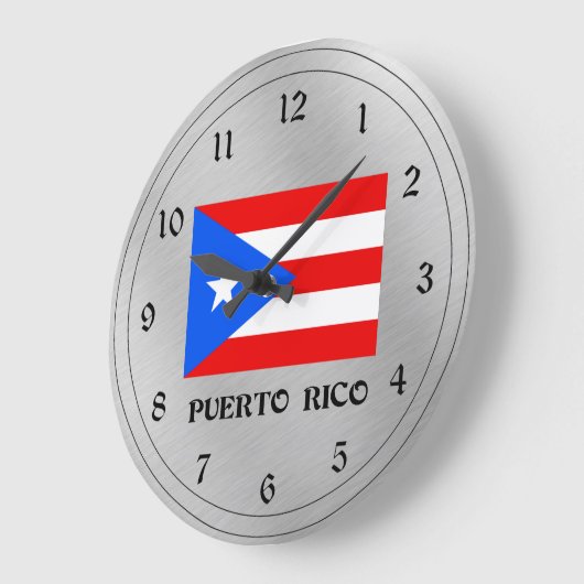 Vlag van Puerto Rico Grote Klok (Hoek)
