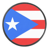 Vlag van Puerto Rico Hockey Puck (Voorkant)