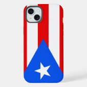 vlag van Puerto Rico iPhone Hoesje (Achterkant)