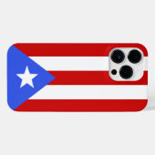 vlag van Puerto Rico iPhone Hoesje (Achterkant horizontaal)