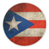  vlag van Puerto Rico Keramische Knop (Voorkant)
