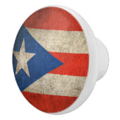 vlag van Puerto Rico Keramische Knop (Rechts)