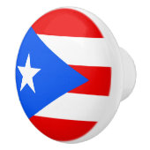 Vlag van Puerto Rico Knob Keramische Knop (Rechts)