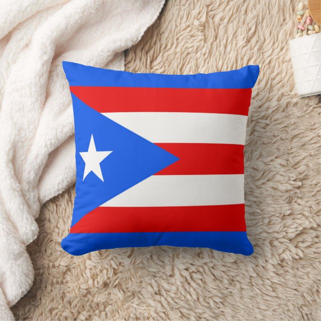 vlag van Puerto Rico Kussen (Deken)