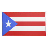 vlag van Puerto Rico Kussensloop (Achterkant)