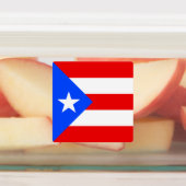 Vlag van Puerto Rico Labels (Aangebracht)
