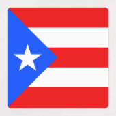 Vlag van Puerto Rico Labels (Design 1)
