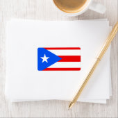 Vlag van Puerto Rico Labels (Insitu)