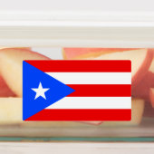 Vlag van Puerto Rico Labels (Aangebracht)