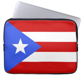 vlag van Puerto Rico Laptop Sleeve