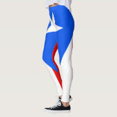 Vlag van Puerto Rico Leggings (Links)