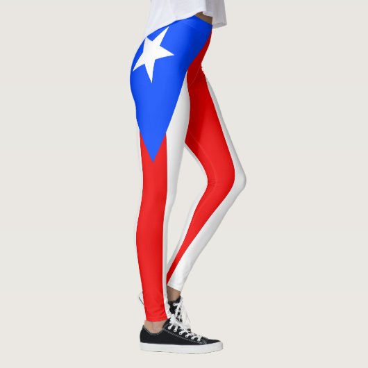 Vlag van Puerto Rico Leggings (Rechts)