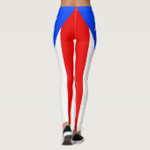 Vlag van Puerto Rico Leggings (Achterkant)
