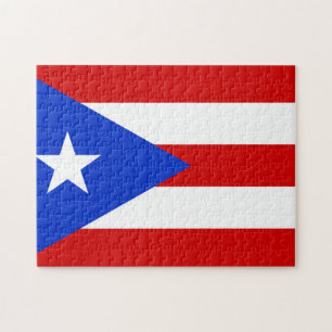 Vlag van Puerto Rico Legpuzzel