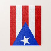 Vlag van Puerto Rico Legpuzzel (Verticaal)
