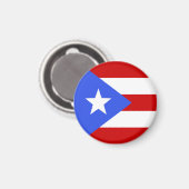 vlag van Puerto Rico Magneet (Voorkant / Achterkant)