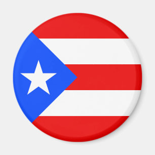 Vlag van Puerto Rico Magneet