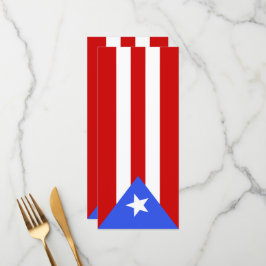 vlag van Puerto Rico Menu