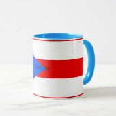 Vlag van Puerto Rico Mok (Voorkant rechts)