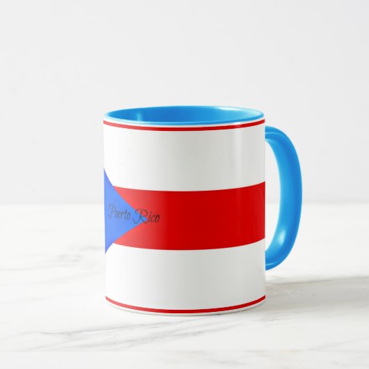 Vlag van Puerto Rico Mok (Voorkant rechts)