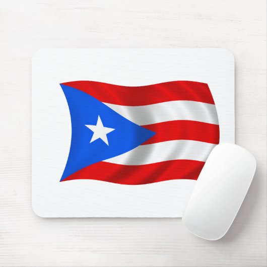 Vlag van Puerto Rico Muismat (Met muis)