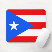 Vlag van Puerto Rico Muismat (Met muis)