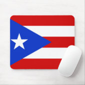 Vlag van Puerto Rico Muismat (Met muis)