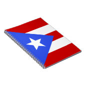 vlag van Puerto Rico Notitieboek (Rechterzijde)