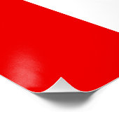 vlag van Puerto Rico Perfect Poster (Hoek)