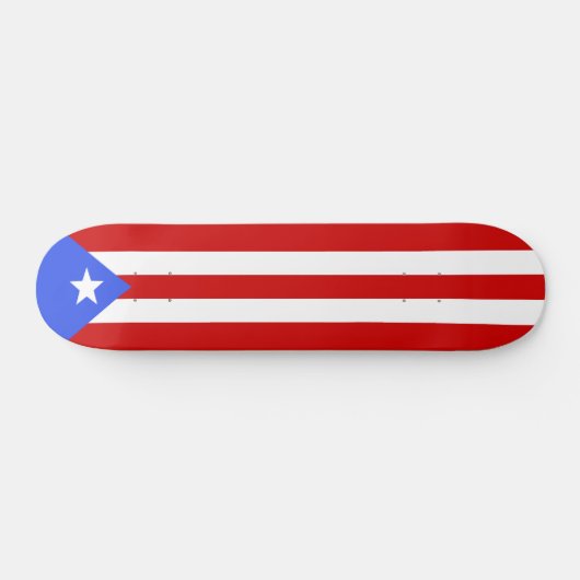 vlag van Puerto Rico Persoonlijk Skateboard (Horizontaal)