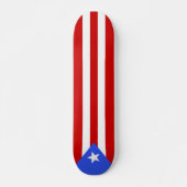 vlag van Puerto Rico Persoonlijk Skateboard (Voorkant)