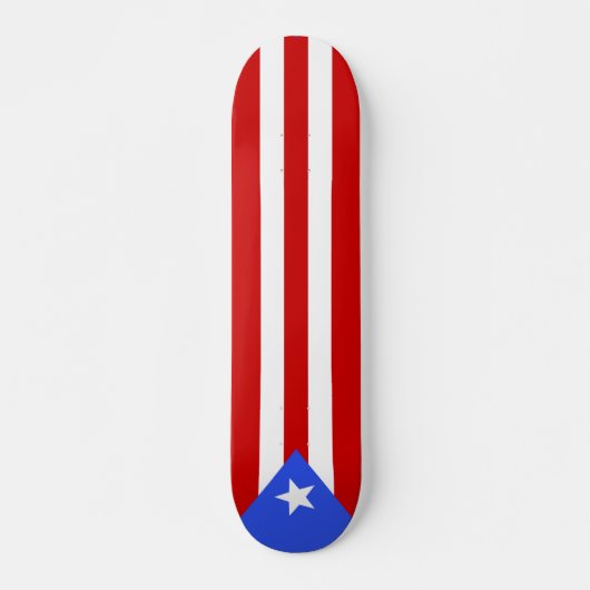 vlag van Puerto Rico Persoonlijk Skateboard (Voorkant)