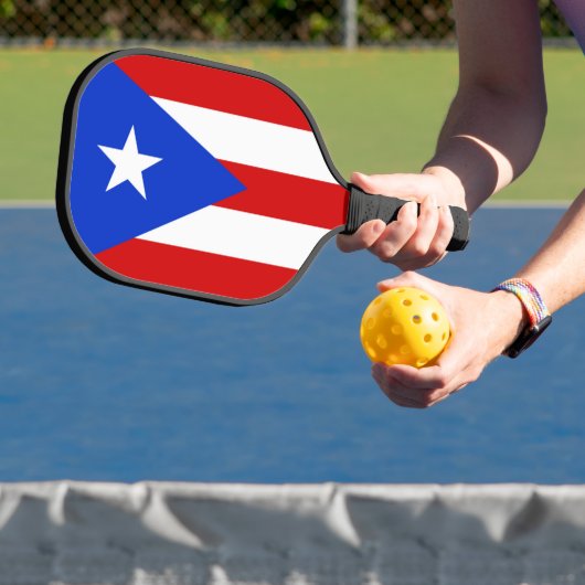 Vlag van Puerto Rico Pickleball Paddle (Insitu)