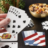 Vlag van Puerto Rico Pokerkaarten (Insitu)