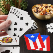 Vlag van Puerto Rico Pokerkaarten (Insitu)