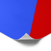 vlag van Puerto Rico Poster (Hoek)