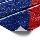 Vlag van Puerto Rico Poster (Hoek)