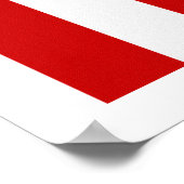 Vlag van Puerto Rico Poster (Hoek)