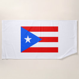 Vlag van Puerto Rico (Puerto Rico) Strandlaken