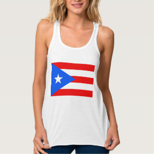 Vlag van Puerto Rico (Puerto Rico) Tanktop