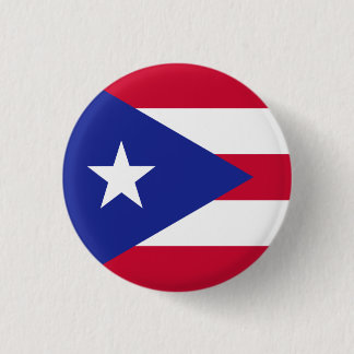 Vlag van Puerto Rico Ronde Button 3,2 Cm