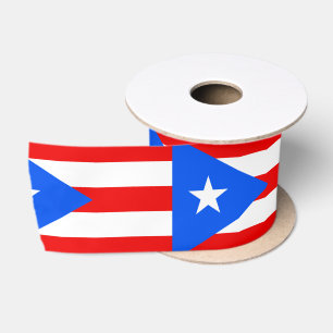 Vlag van Puerto Rico Satijnen Lint